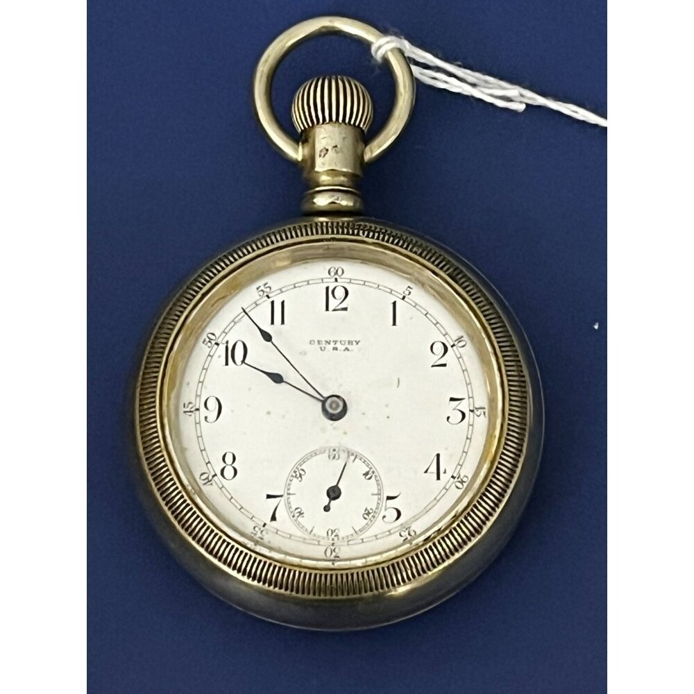Illinois Nickel Silver Pocket Watch Case w Seth Thomas Century 1898 Movement